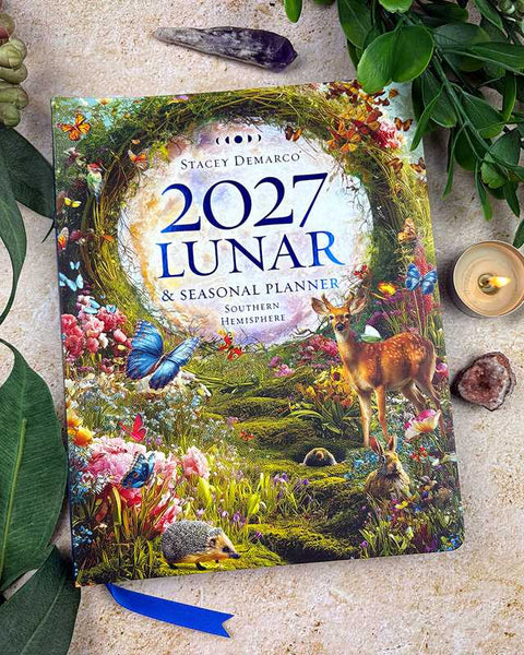 2027 Lunar and Seasonal Planner Calendar - Northern Hemisphere by Stacey Demarco