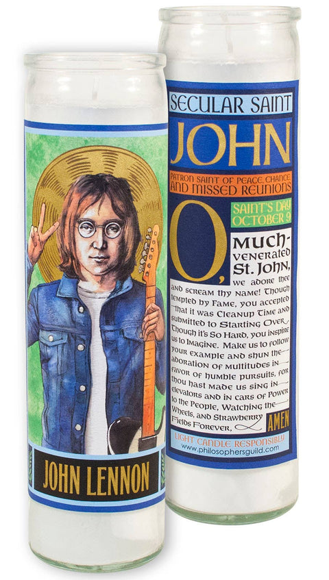 Lennon Secular Saint Candle