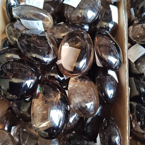 Smoky Quartz Palm Stones