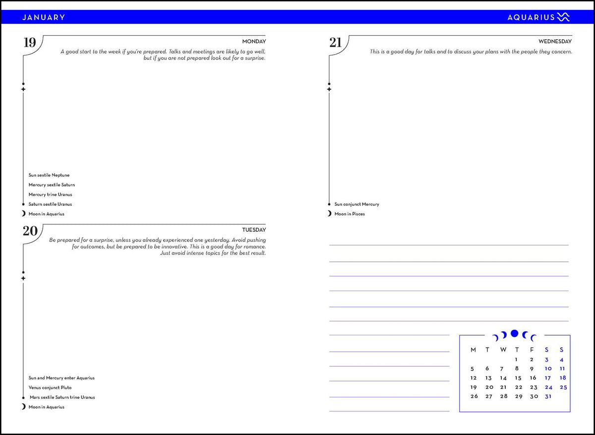 2026 Astrology Planner Calendar