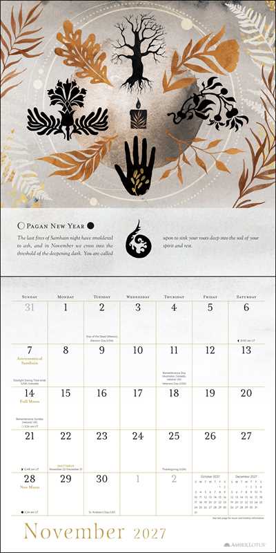Year of the Witch 2027 Wall Calendar by Temperance Alden