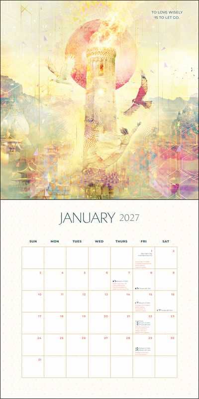 2027 Moon Wall Calendar by Melanie Spears