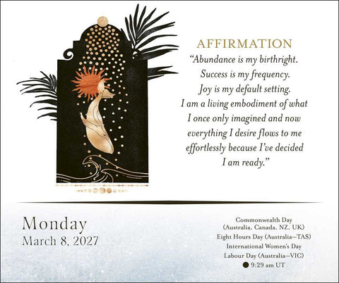 Year of the Witch 2027 Day-to-Day Calendar by Temperance Alden