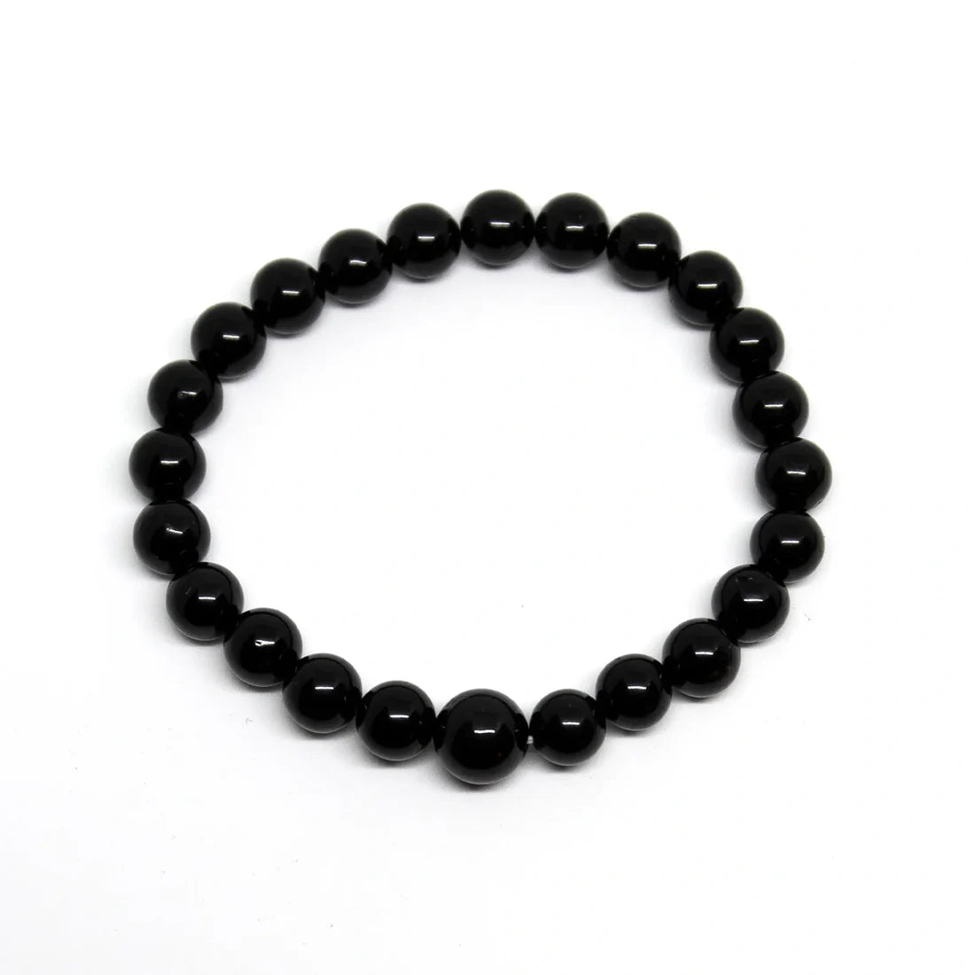 Black Obsidian Beaded Bracelet