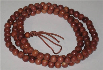 Korean Zen Plain Cedar 108 Bead Mala