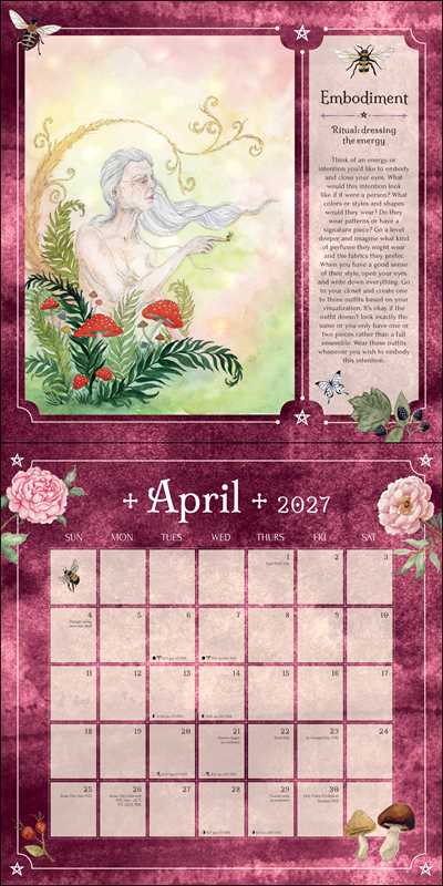 2027 Seasons of the Witch Wall Calendar by Lorraine Anderson