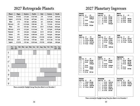 Llewellyn's 2027 Daily Planetary Guide