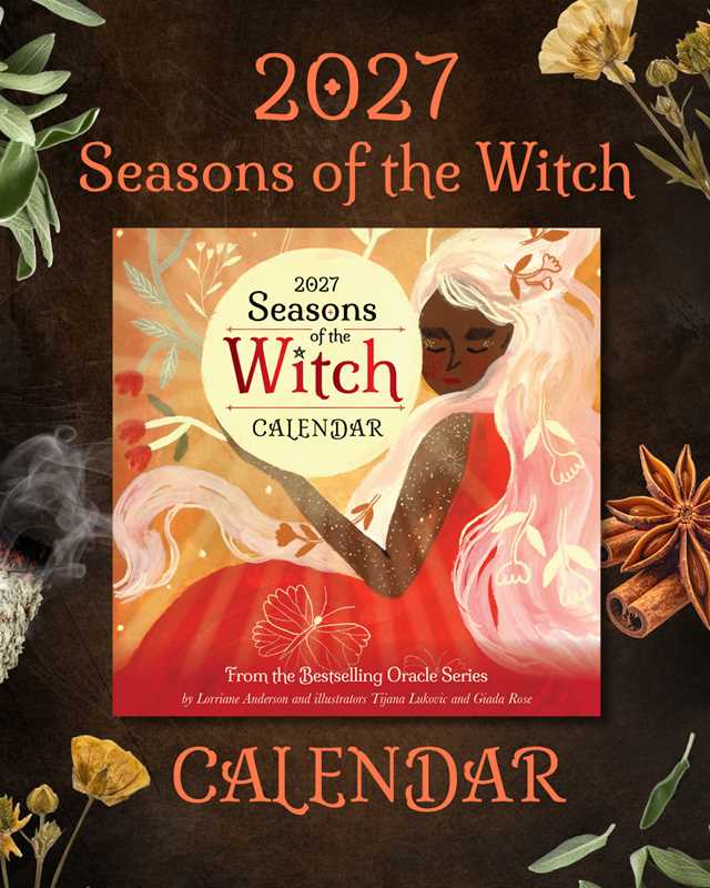 2027 Seasons of the Witch Wall Calendar by Lorraine Anderson