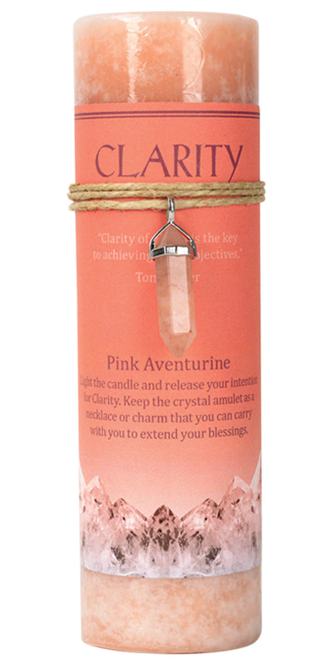 Clarity Crystal Energy Pendant Candle