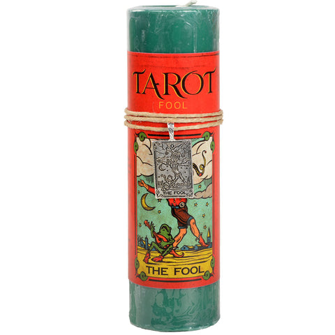 The Fool Tarot Pendant Candle