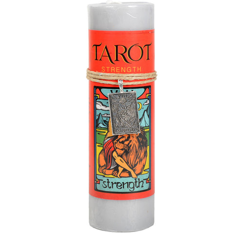 Strength Tarot Pendant Candle