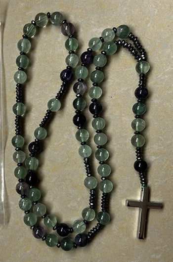Rainbow Fluorite Rosary