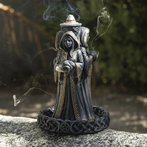 Mother Maiden Crone Backflow Incense Burner