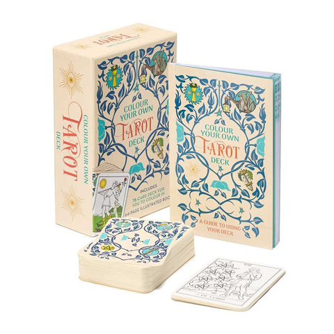 Color Your Own Tarot Book & Card Deck by Alice Ekrek