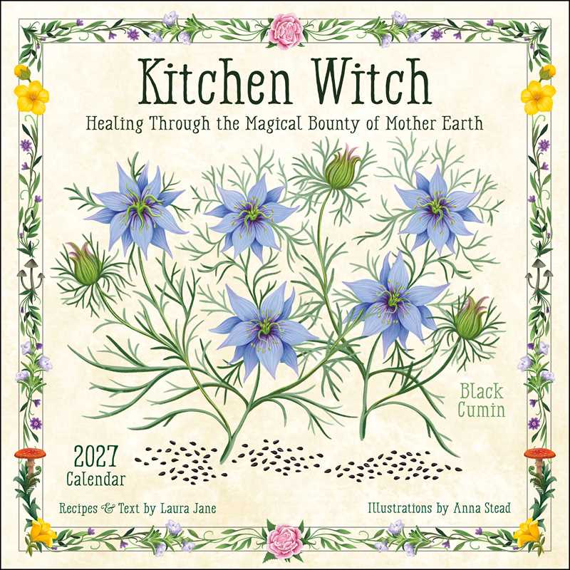 Kitchen Witch 2027 Wall Calendar by Laura Jane