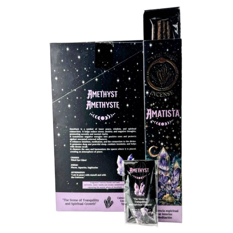 Crystal Magic Amethyst Incense Sticks