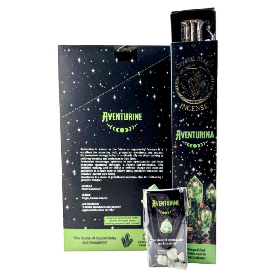 Crystal Magic Aventurine Incense Sticks
