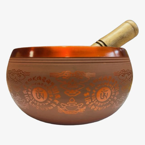 Orange OM Singing Bowl