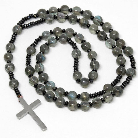 Labradorite Rosary - Prayer Beads 8mm