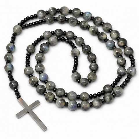 Labradorite Rosary - Prayer Beads 8mm