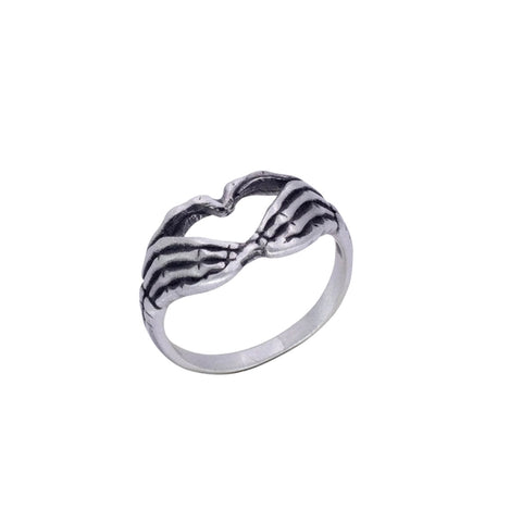 Skeletal Heart ring