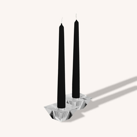 10 Inch Dripless Smokeless Taper Candles 8 Hour Burn 12 Pack