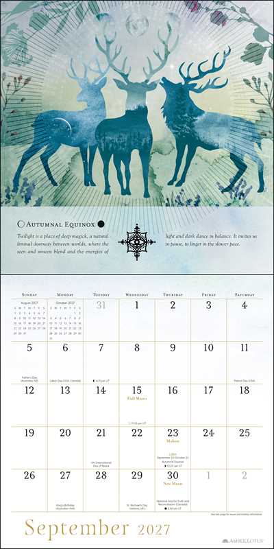 Year of the Witch 2027 Wall Calendar by Temperance Alden