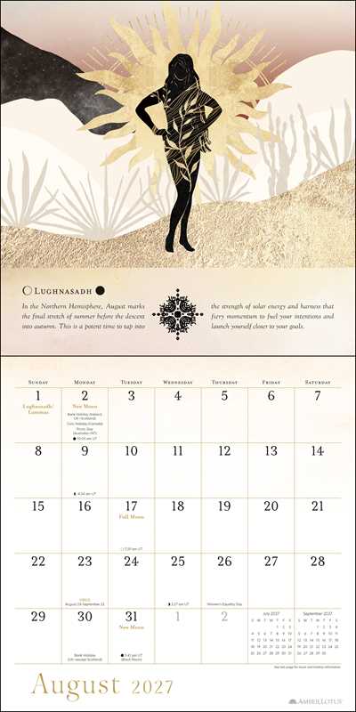 Year of the Witch 2027 Wall Calendar by Temperance Alden
