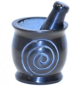 Spiral Mortar & Pestle