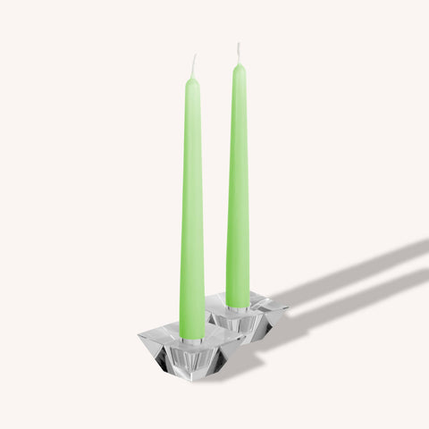 10 Inch Dripless Smokeless Taper Candles 8 Hour Burn 12 Pack
