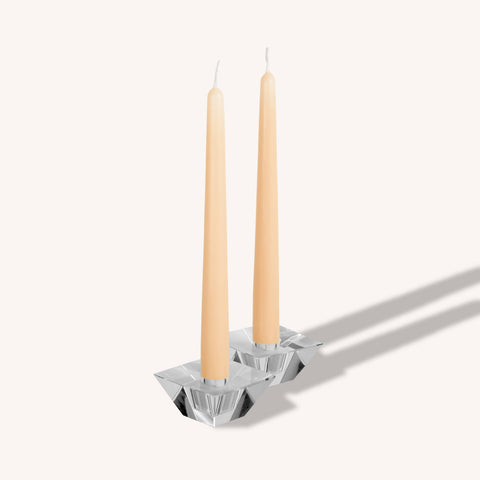 10 Inch Dripless Smokeless Taper Candles 8 Hour Burn 12 Pack