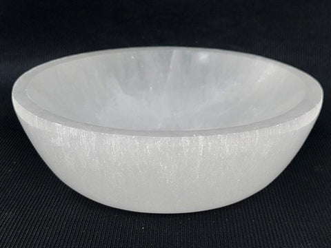 White Selenite Bowl 4.5"-5"