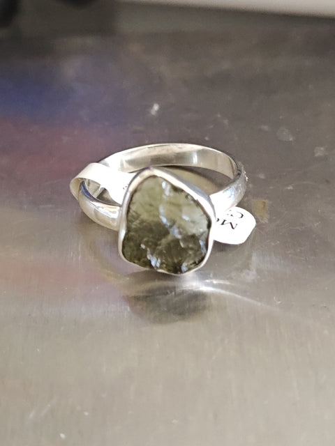 Moldavite Ring