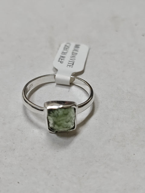 Moldavite Ring