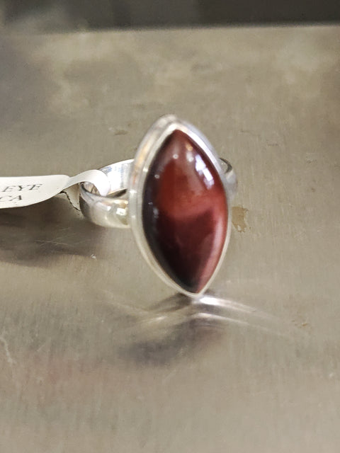 Red Tiger Eye Ring