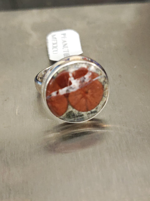 Peanut Obsidian Ring