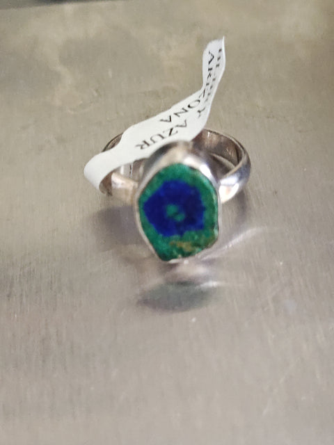 Blueberry Azurite Ring