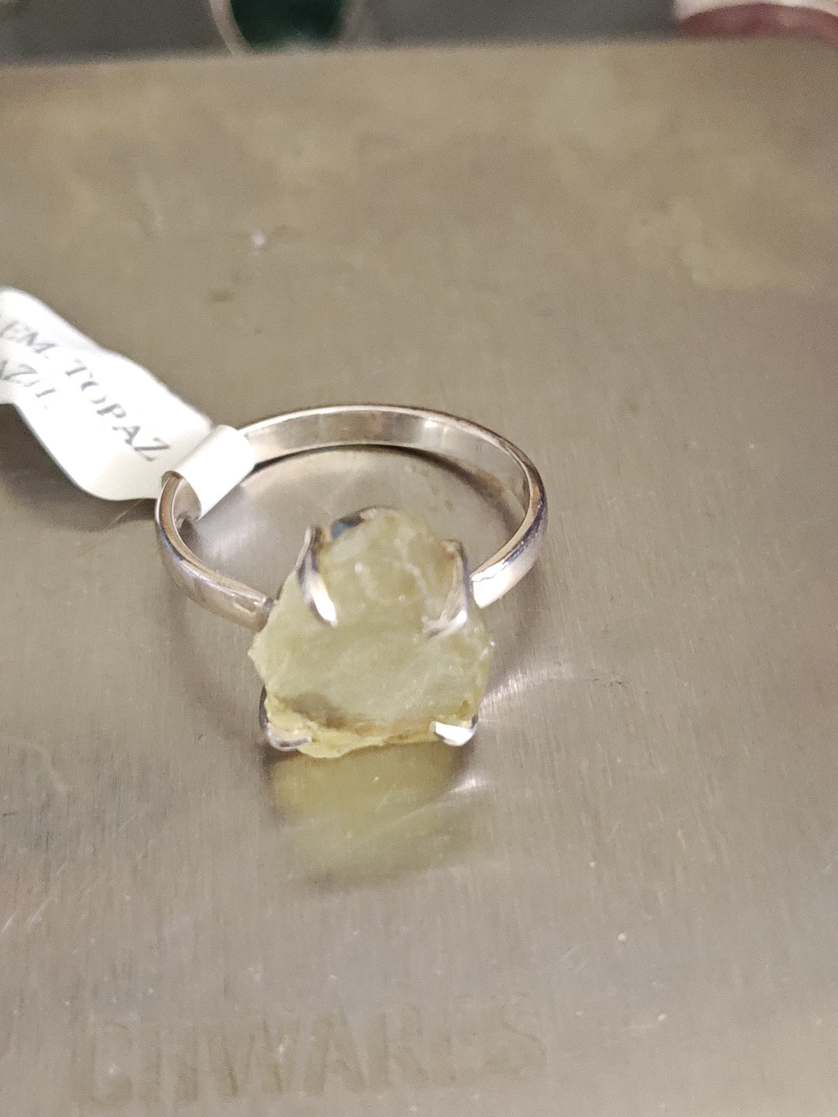 Lemon Topaz Ring