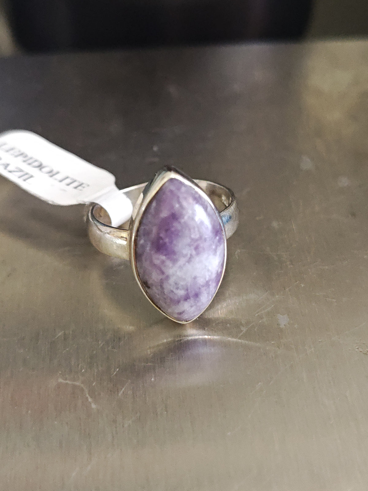 Lepidolite Ring