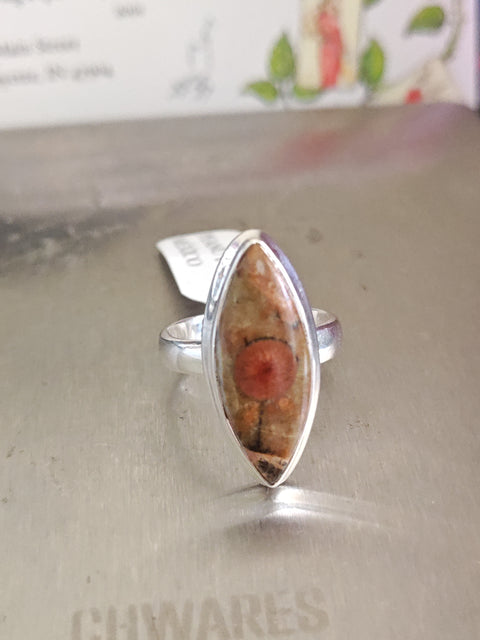 Peanut Obsidian Ring