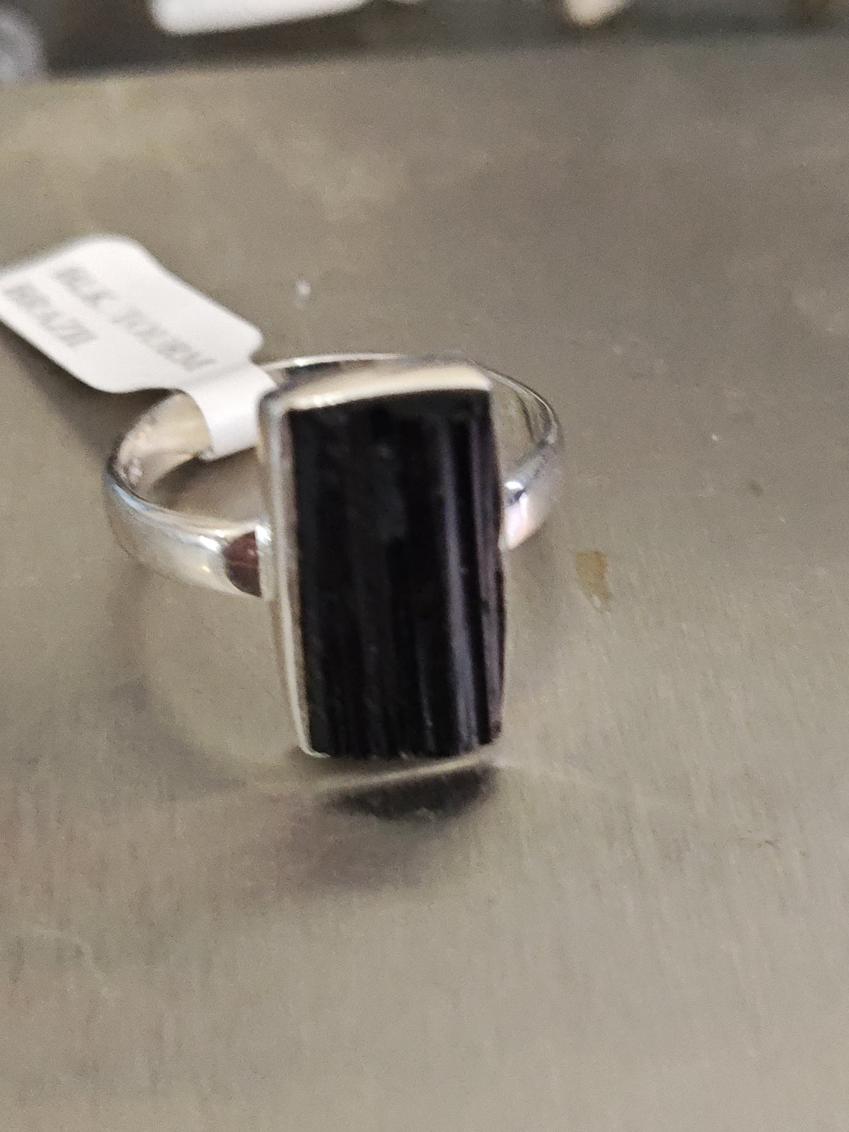 Black Tourmaline Ring