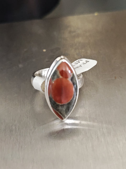 Peanut Obsidian Ring