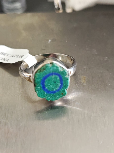 Blueberry Azurite Ring