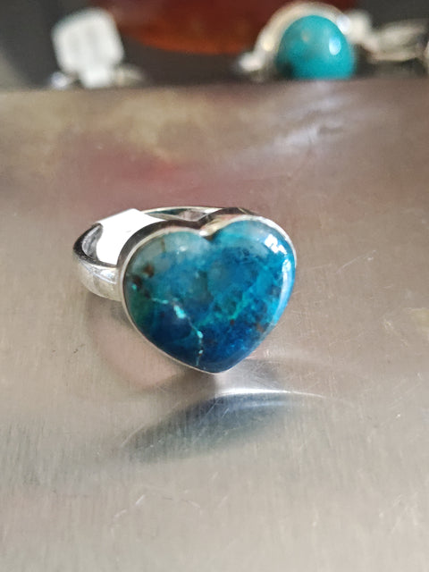Shattuckite Ring
