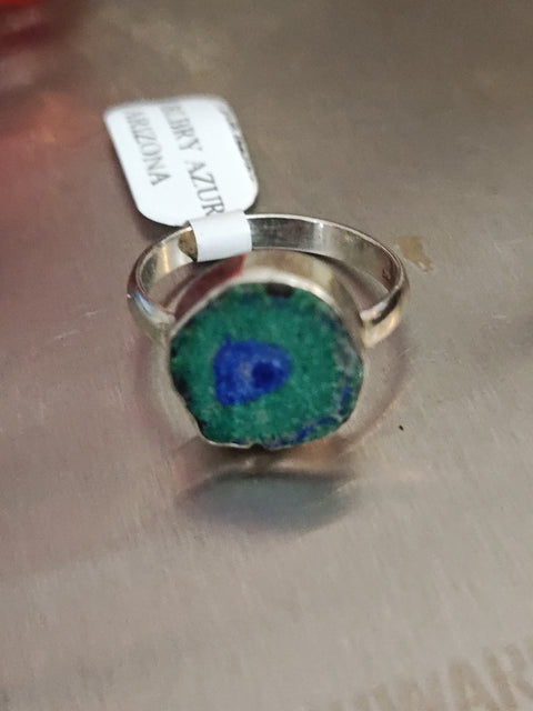 Blueberry Azurite Ring
