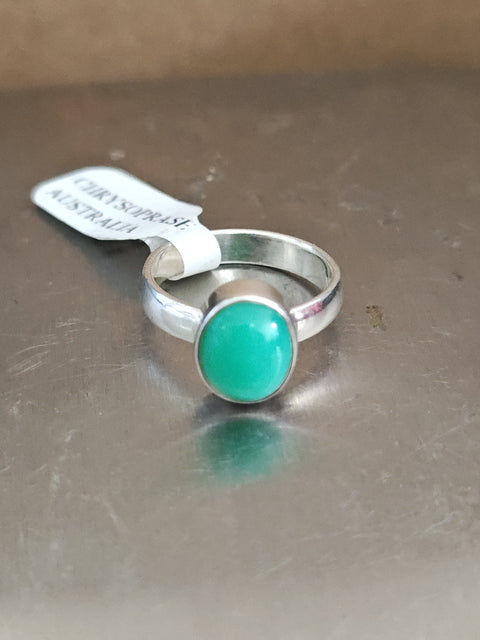 Chrysoprase Ring