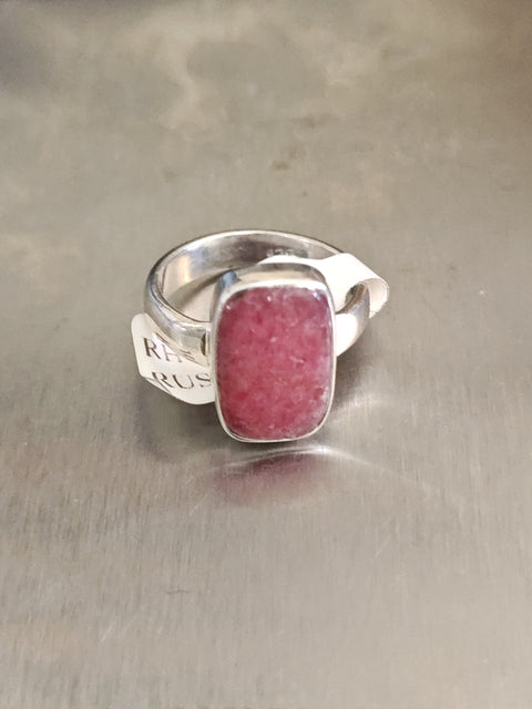 Rhodonite Silver Ring