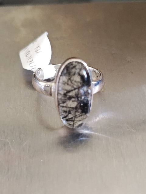 Black Rutile Ring