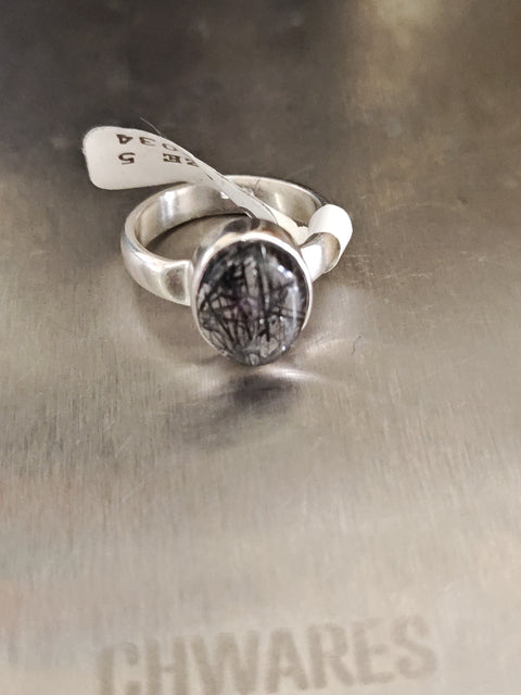 Black Rutile Ring