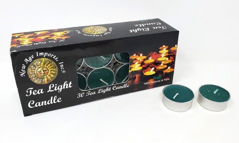 Unscented Tea Light Candle Green